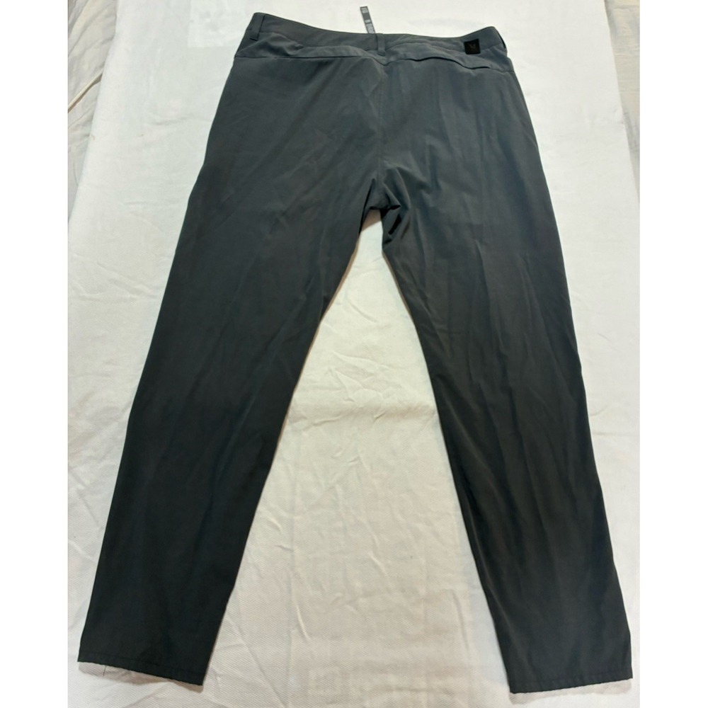 Vuori Meta Pant Mens‎ 34 Charcoal Gray Performance Chino Trousers Stretch